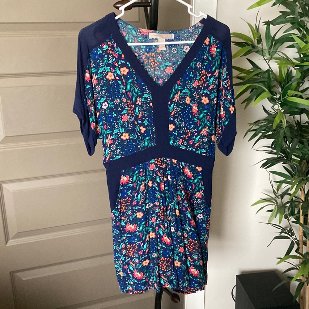 ⭐️dark blue floral dress⭐️